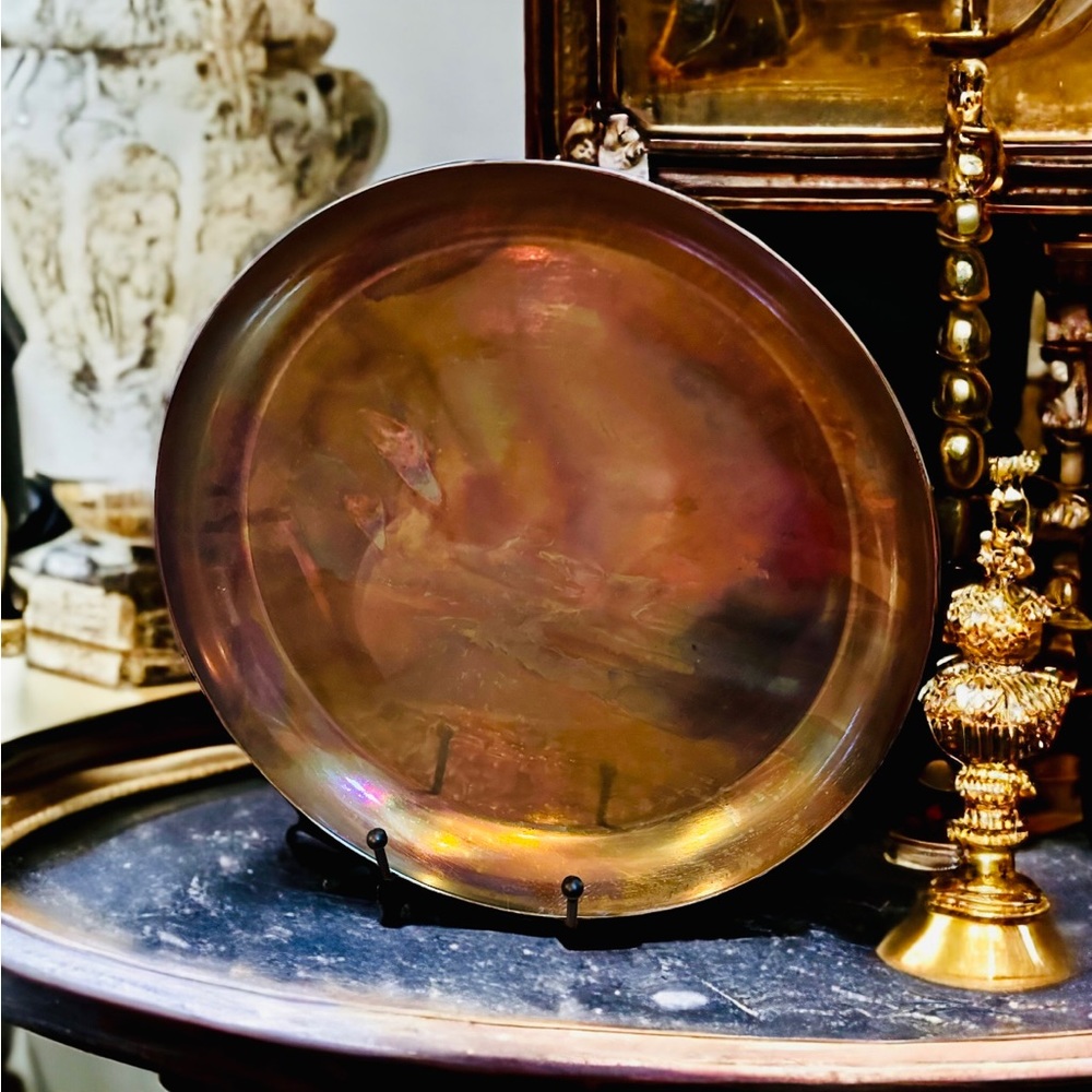 Burnt Copper Plate